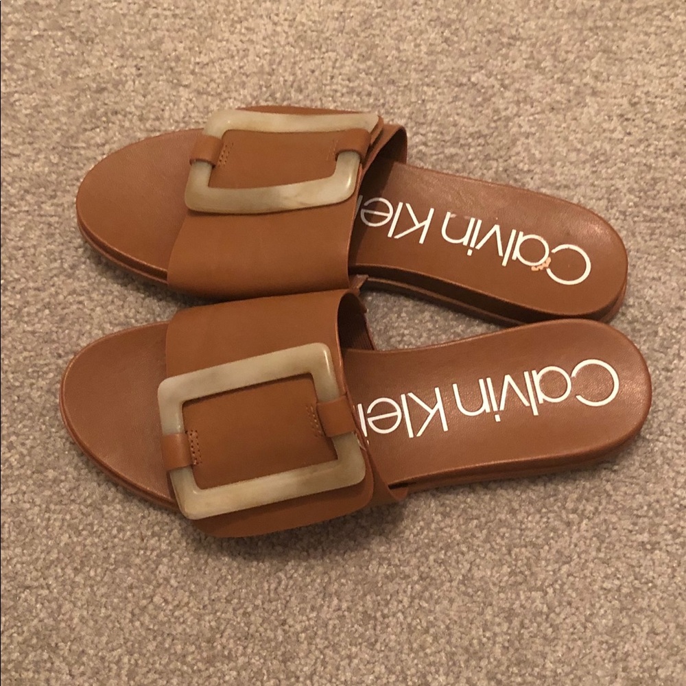 Calvin Klein slide sandals